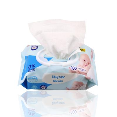 China SKIN CARE OEM Organic Chemical Free Baby Wet Wipes , Cotton Baby Water Wipes Wet Wipes for sale