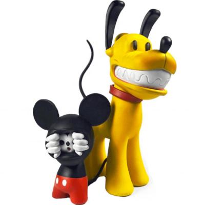 China Cartoon Toy Custom 3d PVC Vinyl Figure /Cute Dog Cartoon Character Vinyl Toy Maker for sale