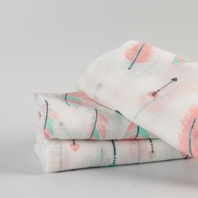 China Free Sample Anti-Static Muslin Baby Blankets Super Soft Cotton Muslin Wrap Bamboo Muslin Blanket Cotton Baby Blankets for sale