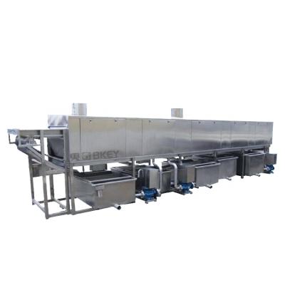 China Full Automatic Food and Beverage Pasteurization Spray Type Vacuum Pack Tunnel Pasteurization Machine Beer Milk Tunnel Soft Pasteurizer for sale