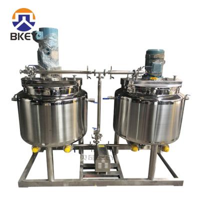 China Liquid Hot Sale Mixer Machine Detergent Milk Mixer Cream Emulsifying Homogenizer with Centrifugal Pump for sale