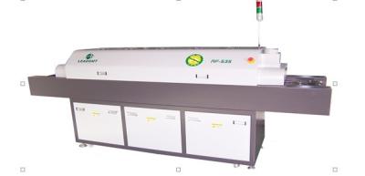 China Export to USA quality 5 Heating zones reflow machine made in China for sale