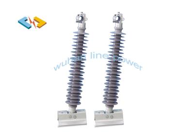 China Composite 132 Kv Post Insulator 17.5kN With Horizontal Clamp And Flat Base for sale