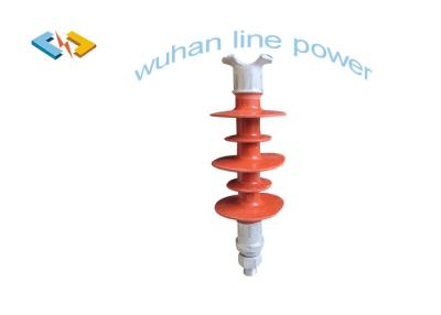 China Red 10kV Polymer Pin Type Insulators , Composite Disc And Pin Insulators for sale