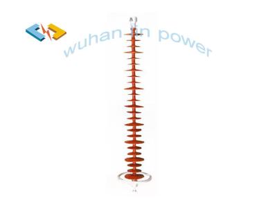 China EHV Composite Polymer Insulators 500 KV 120 KN Acid Resistant With Socket And Ball for sale