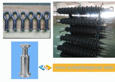 China 132KV Eye Ball SComposite Suspension Insulator 160KN HTV Polymer Silicone Rubber Insulators for sale