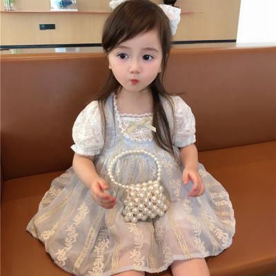 China 2021 New Summer Style Baby Princess Dress Western Children's Fashion Breathable Lolita Girl Dress for sale