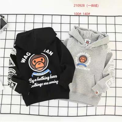 China Popular QUICK DRY design kids cartoon printed baby boy sweatshirts and girls' hoodies kids cotton custom pullovers for sale