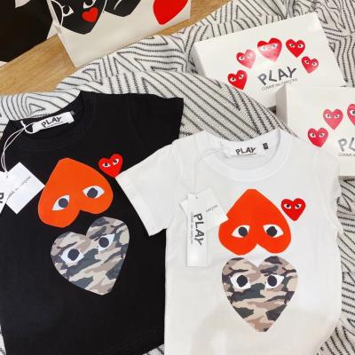 China QUICK DRY hot sale children's cartoon printed children's summer sweaters T-shirt girls and boy's cotton shirts for sale