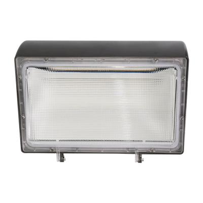 China Modern With Motion Sensor Minglight Dlc Etl 45W/60W/80W Led Wall Pack Light With PC And Glass Lens for sale