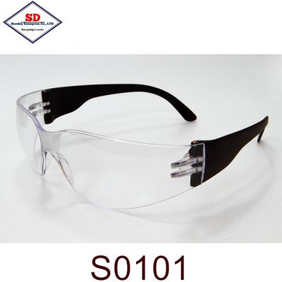 China ANSI Z87.1 and CE EN166 standard. S0101 safety spectacle safety glasses for sale