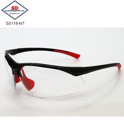 China S0119-NT safety spectacle eye protection glass safety glasses for sale