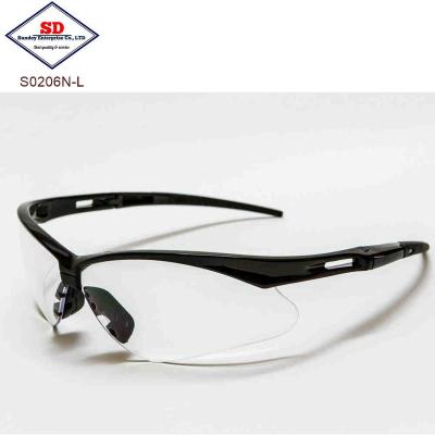 China ANSI Z87.1 Safety Spectacle Safety Glasses Eye Protection Glasses S0206N-L for sale