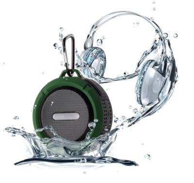 China None Waterproof Instrument Blue Music Player Gifts Speaker C6 Tooth Shower Outdoor Wireless Speaker for sale