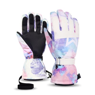 China Ski Gloves Windproof Snowboard Snow Winter Waterproof Outdoor Waterpoof Touch Screen Warm Cold Weather Gloves for sale