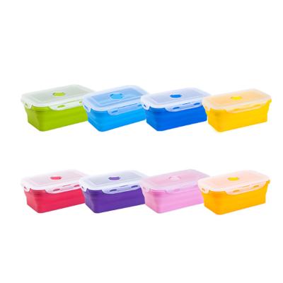 China Factory Sale Collapsible Collapsible Silicone Bowl Packing Bowl Eco-friendly Reusable Large Box Bowl for sale