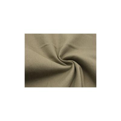 China Wicking Wholesale Customized Good Quality Dark Khaki Stretch Cotton Dyed Fabric for sale