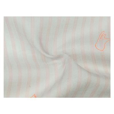 China Breathable Breathable Pure Cotton Yarn Dyed Cambric Fabric For Garment Sleepwear for sale