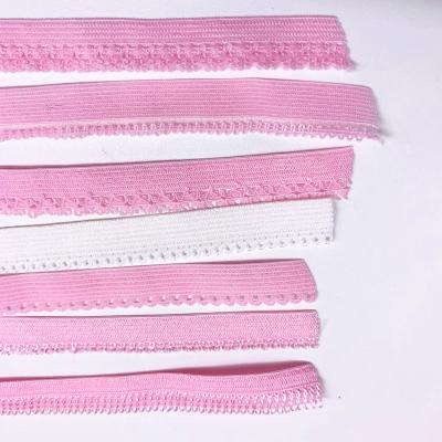 China Elastic Factory Price Customized Free Samples Picot Jacquard Elastic Band Webbing Strap For Underwear Clothing for sale