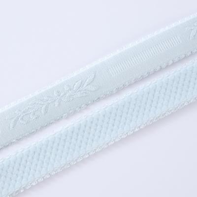 China High quality custom logo slip jacquard plush band elastic webbing storage tape elastic non for underwear sewing bra for sale