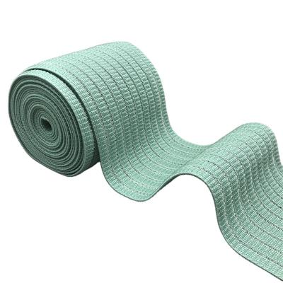 China Comfortable Elastic Custom Width Knit Fish Line Elastic Webbing Bandage For Sports And Medical Bandage for sale