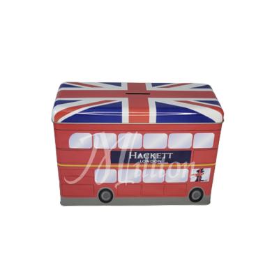 China Gift & Rectangular Bus Tin Funny Tin Box Kid Tiin Craft for sale