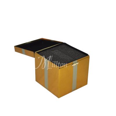 China Gift & Craft Gift Right Angle Square Tin For Watch Metal Square Watch Tin for sale