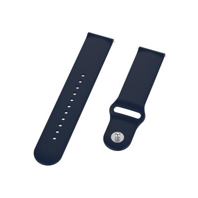 China Popular and Hot 20mm Electronic Silica Gel Watchband Silicone Strap Removable Watch Strap for sale