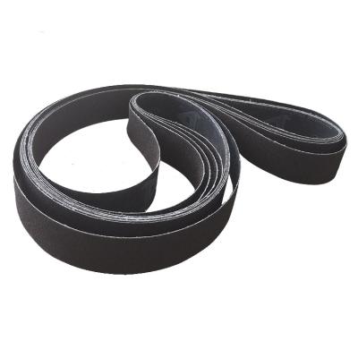 China Durable X-Weight Abrasive Cloth Aluminum Oxide 2*83inch Sanding Belt for Metal and Floor for sale