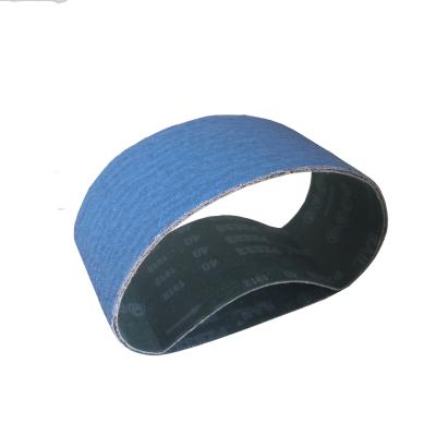 China Durable 75x533mm Grit40 To 120 Zirconia Abrasive Sanding Belt For Hard Metal Stainless Steel for sale