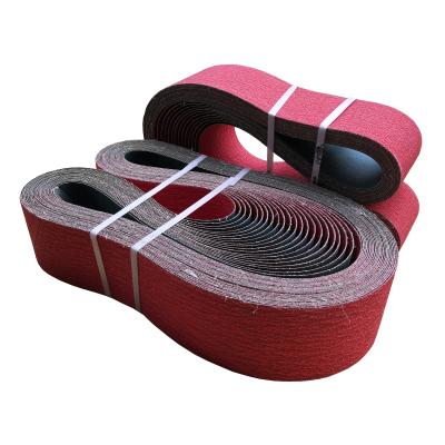 China Durable high quality belt p40 abrasive sanding ceramic coating for casting high carbon steel polishing for sale