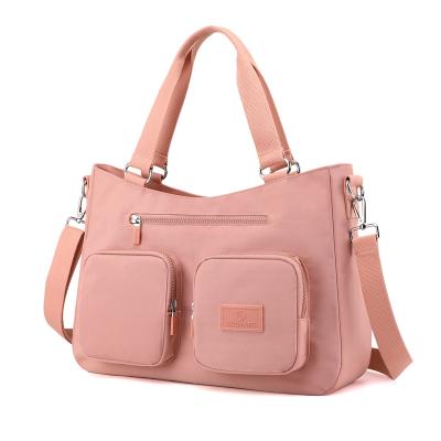 China Leisure Suoyate Women Ladies Solid Color Large Capacity High-end Waterproof Nylon Hand Daily Shoulder Bags for sale