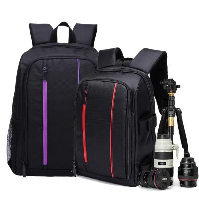 China New Large Waterproof SLR Camera Backpack Double Shoulders Professional School Outdoor Photography Laptop Waterproof Bag With Rain Cover for sale