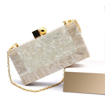 China Designer Acrylic Hand Bags Women's Summer Cross - Body Bags Pinch Messenger Party Clutch Shoulder Evening Clutches Ladies 2021 for sale