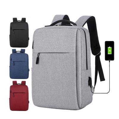 China Cheapest Travel Laptop Business Waterproof Teenager School Backpack Anti-theft Bag With USB Charging Port for sale