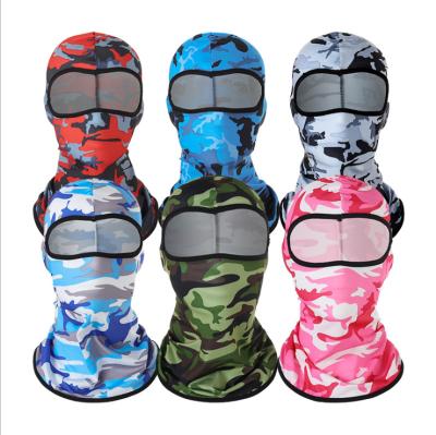 China Polyester Polyester Women Gear Outdoor Sports CS Balaclava Ski Bicycle Cycling Motorcycle Full Face Mask Windproof Hats Nylon Head Caps for sale