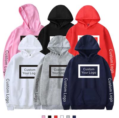 China Custom Wholesale Men's Plain Blank Logo Pullover Hoodies Anti-Wrinkle Anti-Wrinkle OEM Men's Sweatshirts for sale