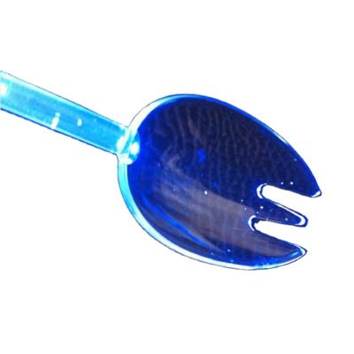 China Lighting Wine Stirer Lighting Wine Stirer Bar Tools Light Up Glowing Cocktail Sticks Led Drink Stirrers LED Colorful Plastic Flashing Spoon And Fork for sale