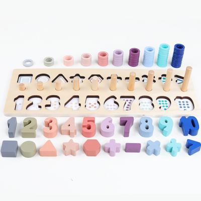 China Makaron Blocks Eco - Friendly Material Educational Wooden Toys For Kids Montessori for sale