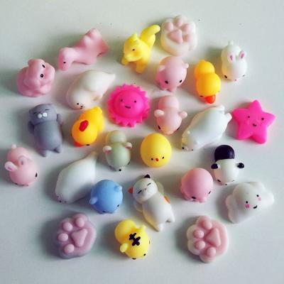 China Relax Hundreds of Mochi Animal Characters Presley Toys Anti Stress Paint Squishy Balls The Croods Toys Outdoor Candles for sale