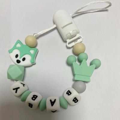 China Diy Baby Pacifier Clip / BPA Free Baby Pacifier Clip Silicone Baby Pacifier Clip Custom. for sale