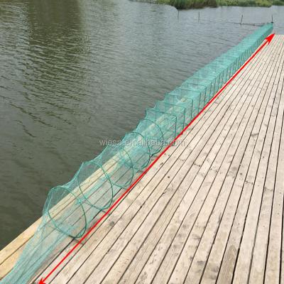 China Multifilament Nylon Knotless Multifilament Fishing Nets Eel Trap for sale