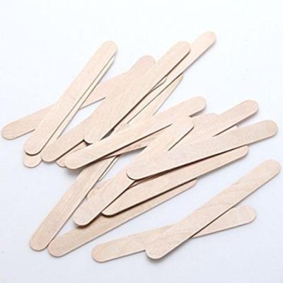 China Large 100PCS Hair Removal Body Waxing Wooden Spatula Hair Removal Wax Applicator Sticks for sale