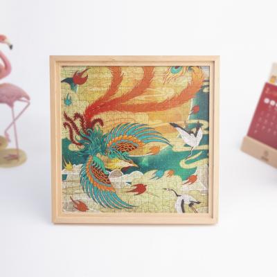 China Dongguan UV and laser cut FSC 30*30cm wooden puzzle manufacturers for sale