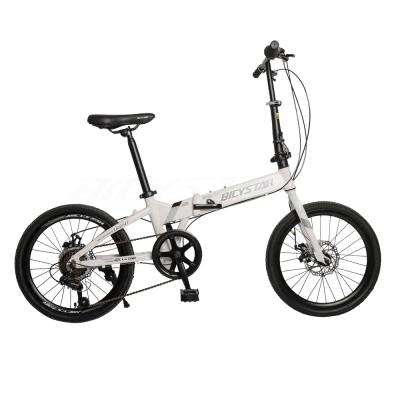 China Steel Wholesale High Quality Folding Bicycle With Disc Brakes Bike for sale