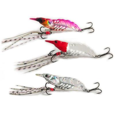 China High Quality Ocean Plastic Artificial Plastic Seawater Shrimp ABS Soft Fishing Lure With Hook for sale