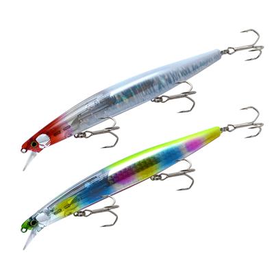 China Hot Selling ABS Plastic New Style ABS Plastic Material. Big Sized Lure 163mm Minnow Bait Fish Hard Fishing Lure for sale