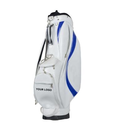 China 2020 Golf Activity Logo Golf Stand Bag Waterproof And Durable Leather Outdoor Factory High Quality Hot Sale Golf Stand Bag for sale