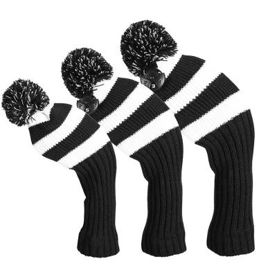 China Factory Wholesale High Quality Golf Club Knitted Material Golf Headcovers HD-030# for sale