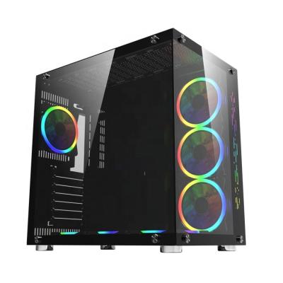 China With Side Panel Window Made In China Top Quality PC Cabinet Computer Case Gaming Computer Case for sale